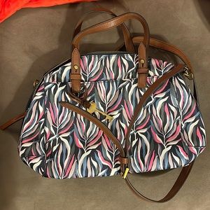 Small Fossil satchel.